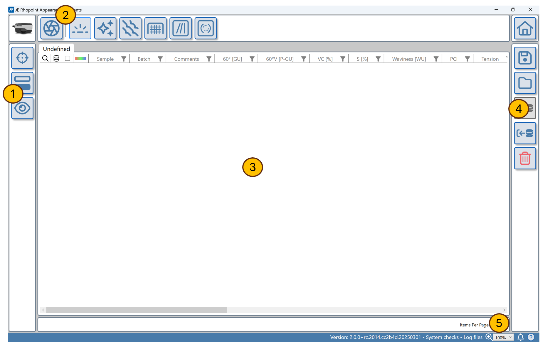 Main screen Main screen